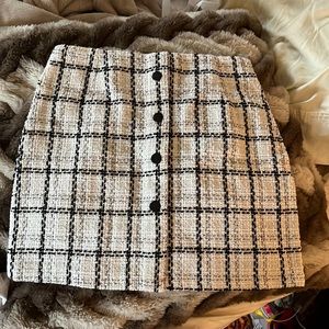 Plaid 90s Style Skirt